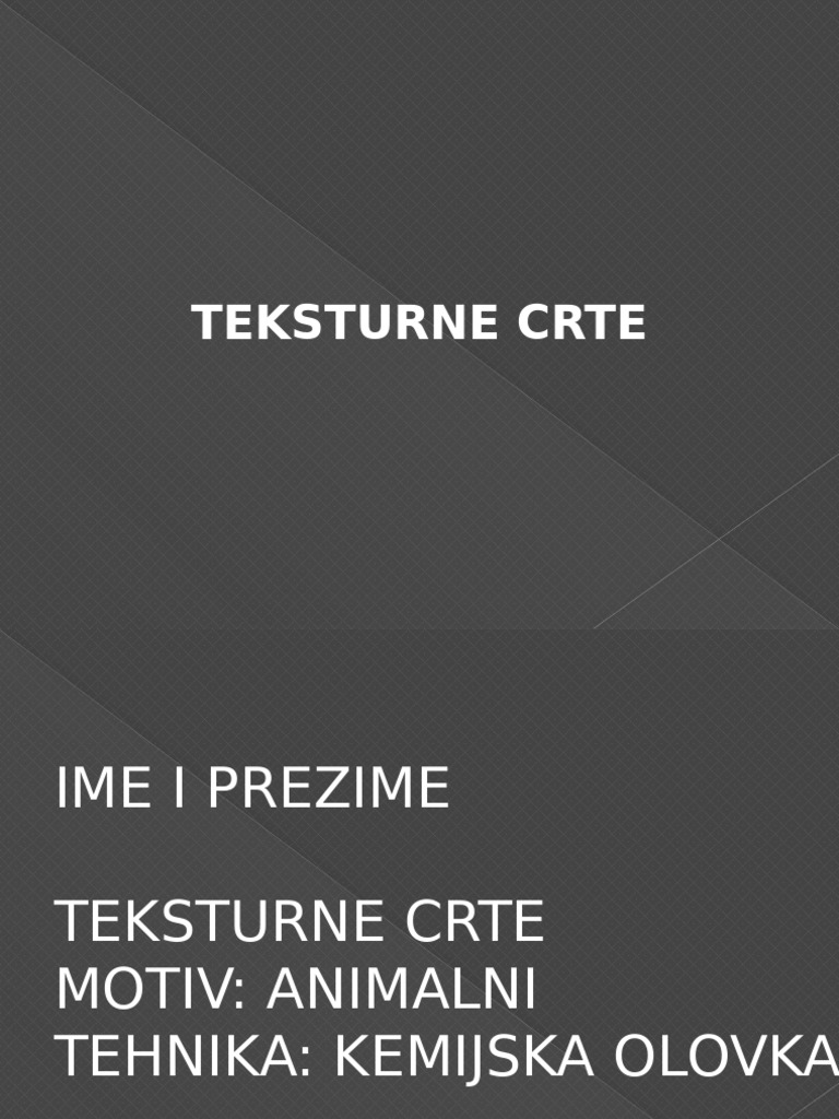 7 - 1 - Teksturne Crte | PDF