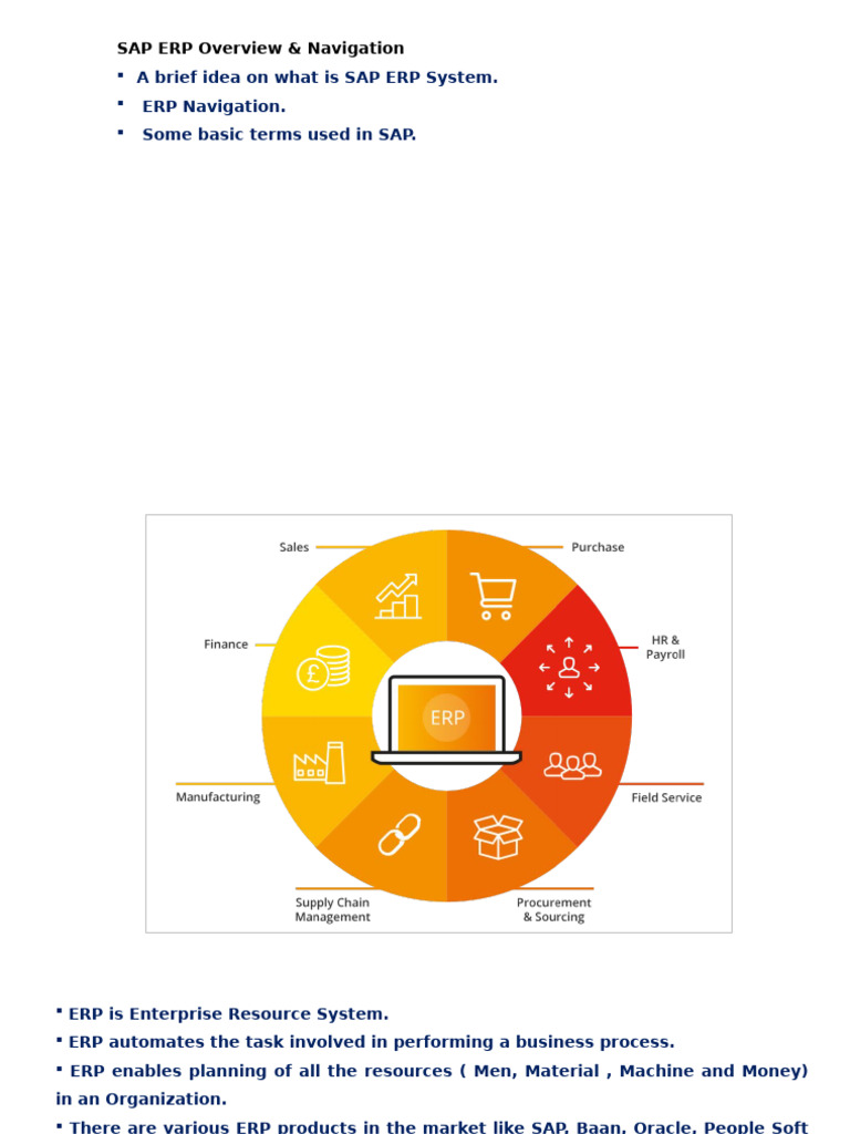 SAP ERP Overview and FICO Benefits | PDF | Enterprise Resource Planning ...