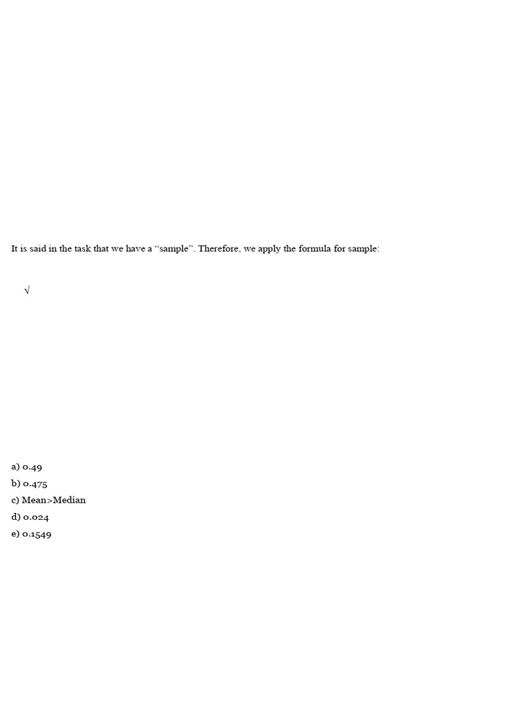 Tutorial 4 Solutions | PDF