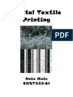 Digital Textile Printing Research