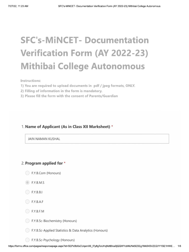 Bms Doc Submission | PDF