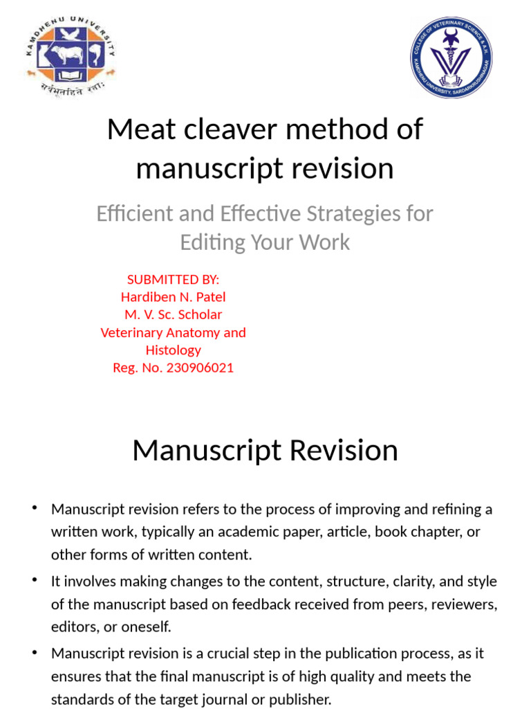 Meat Cleaver Method Presentation | PDF
