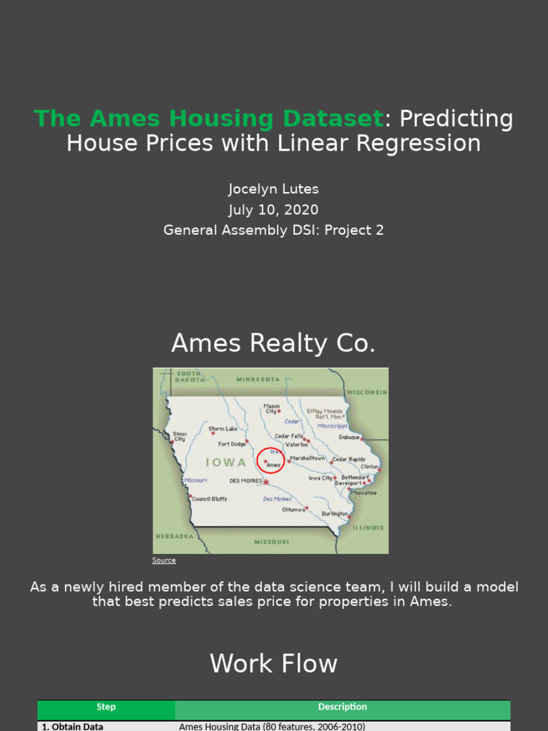 Lutes - Ames Housing Project | PDF