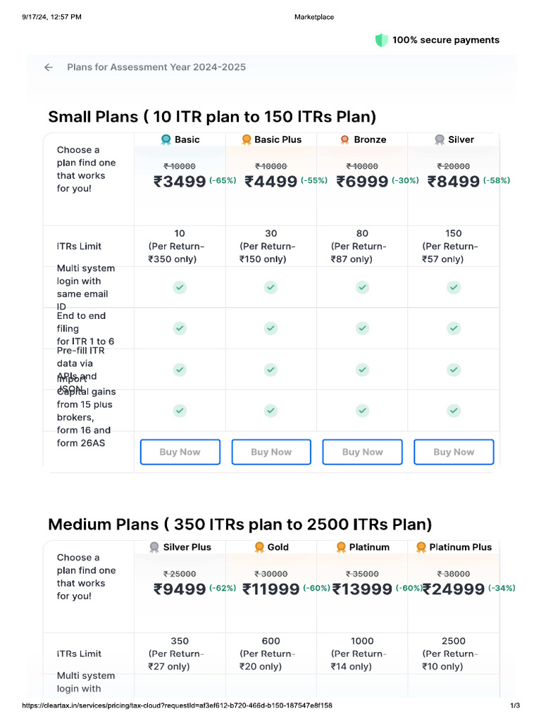 Itr Software Price | PDF