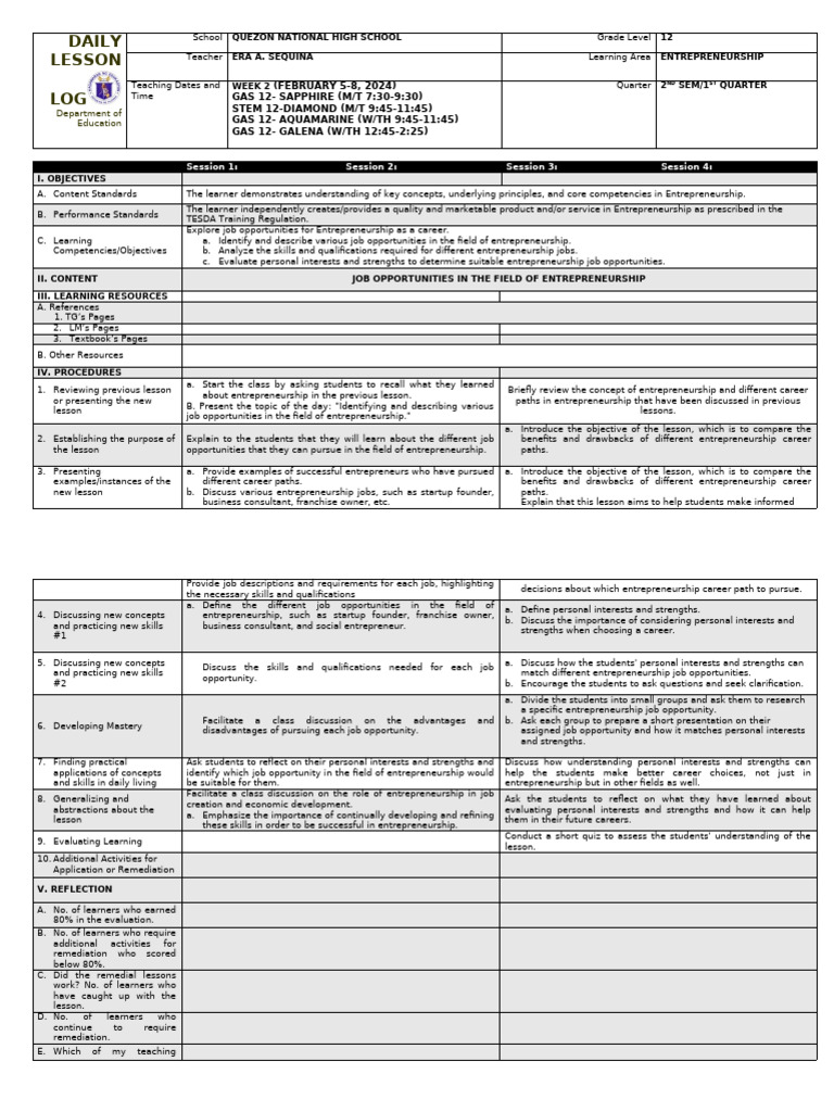 ENTREP Q1 WEEK2 - Edited | PDF