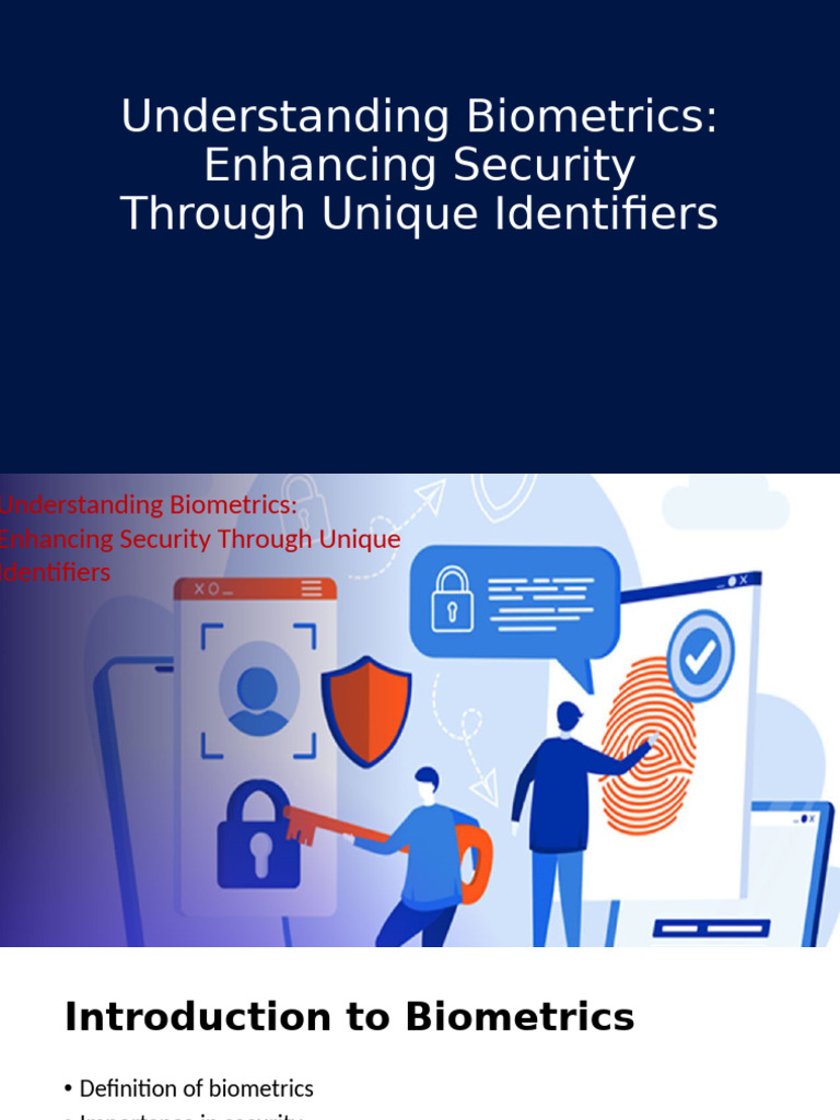 Understanding Biometrics | PDF