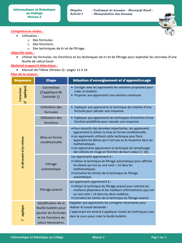 Fiche Pédagogique Pages 12 À 16 | PDF