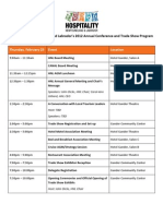 HNL's 2012 Conference and Trade Show Program