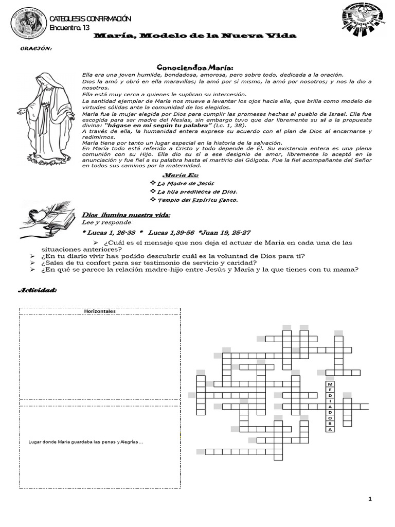 María: Madre y Modelo de Fe | PDF | María, madre de Jesús | Oración