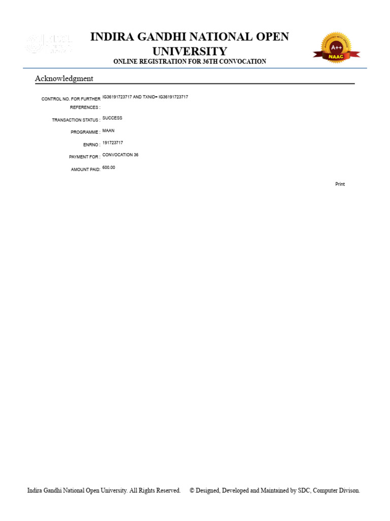 Ignou degree management system pdf