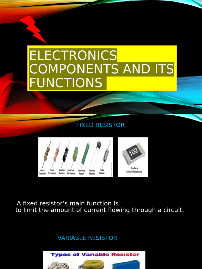 Electronic Components and Functions | PDF