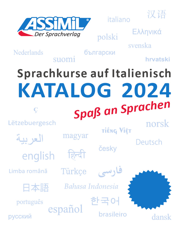 Italienisch-Katalog ASSiMiL 2024 | PDF