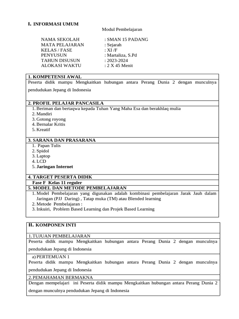 Informasi Umum | PDF