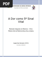 A Dor como 5º Sinal Vital