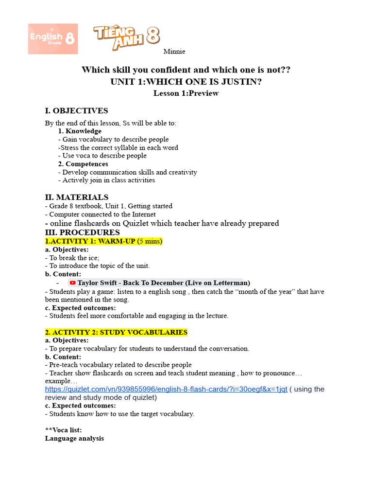 English 8 | PDF