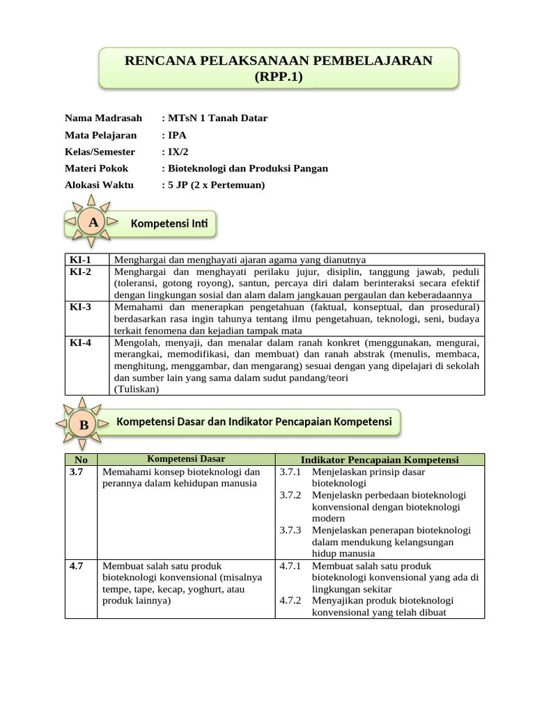 RPP 2 | PDF