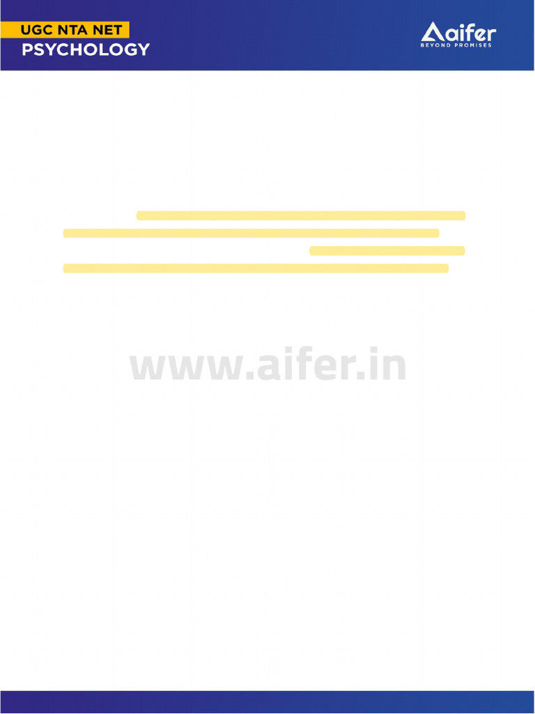 Psy NET BC 51 - Research Methodology | PDF
