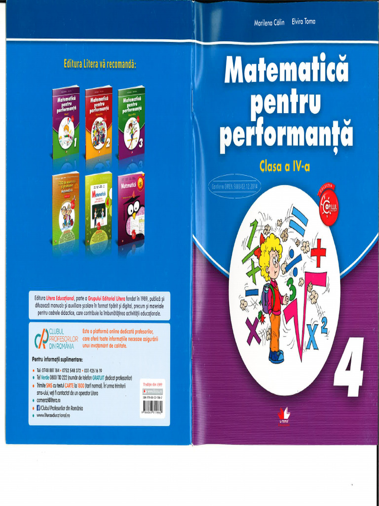 Matematica Pentru Performanta Clasa a-IV-a | PDF