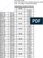 Calculation of Risk