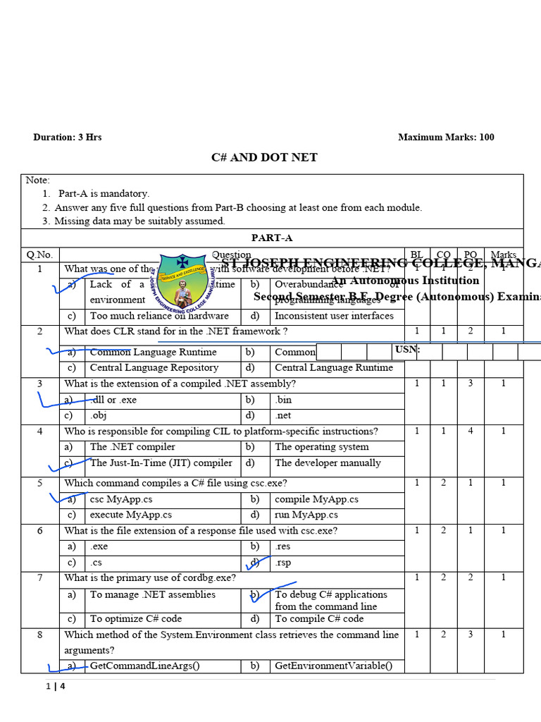 MP 1 - CBS | PDF