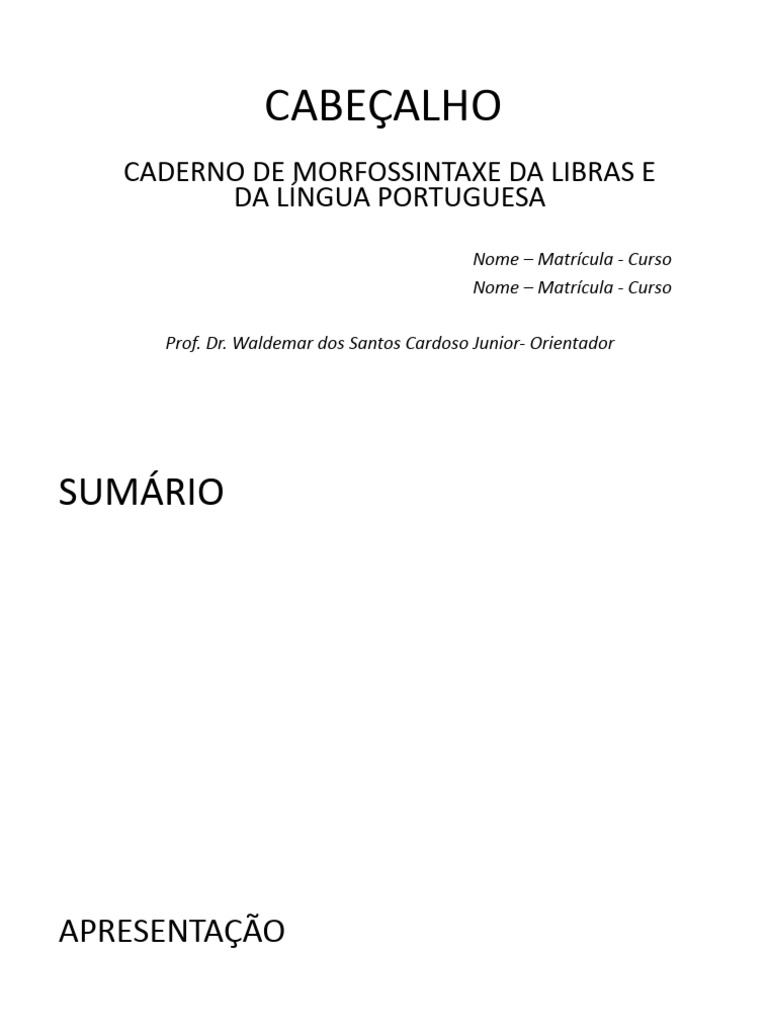 Modelo Do Caderno Pdf