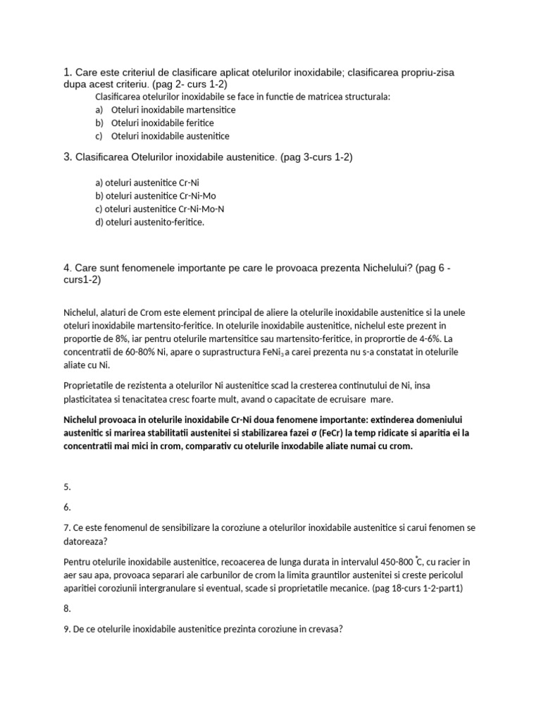 Tema Oteluri Inoxidabile | PDF