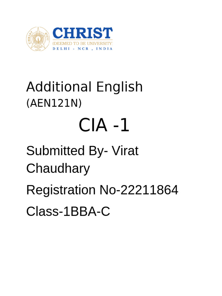 Add - English Cia | PDF