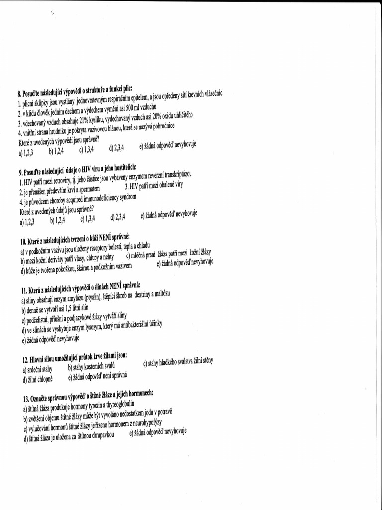 Test 2011 - BI 2 | PDF