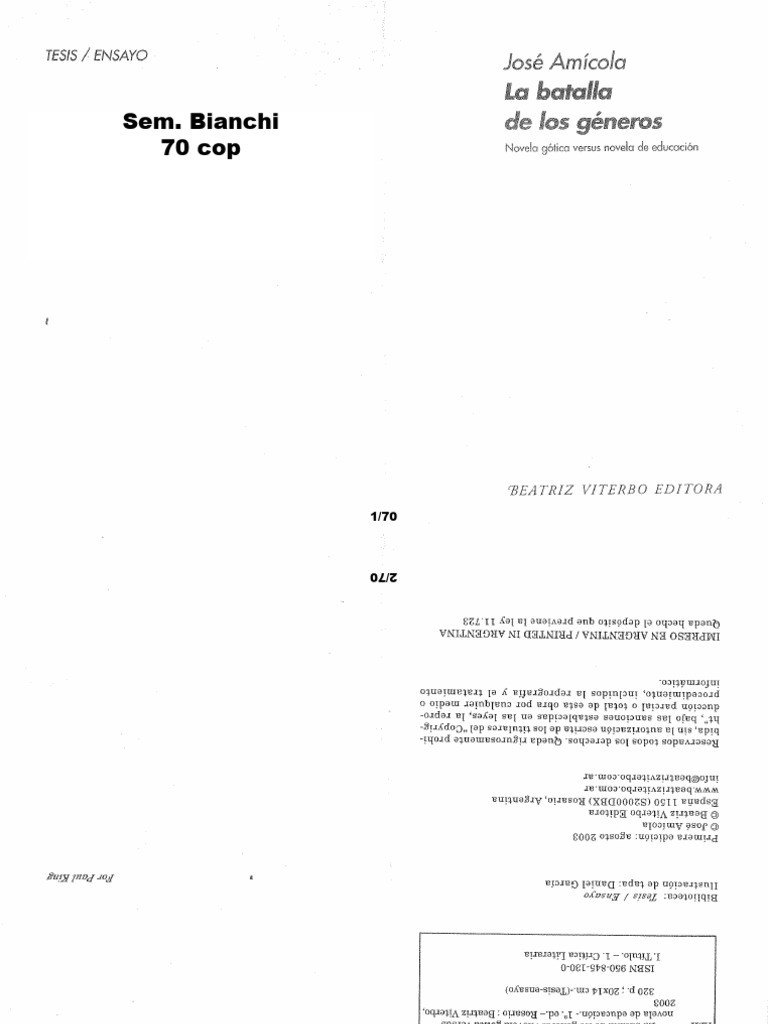 Am cola la batalla de los g neros 1 39 pdf