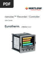 Nanodac Recorder - Controller User Guide (HA030554 Issue 18