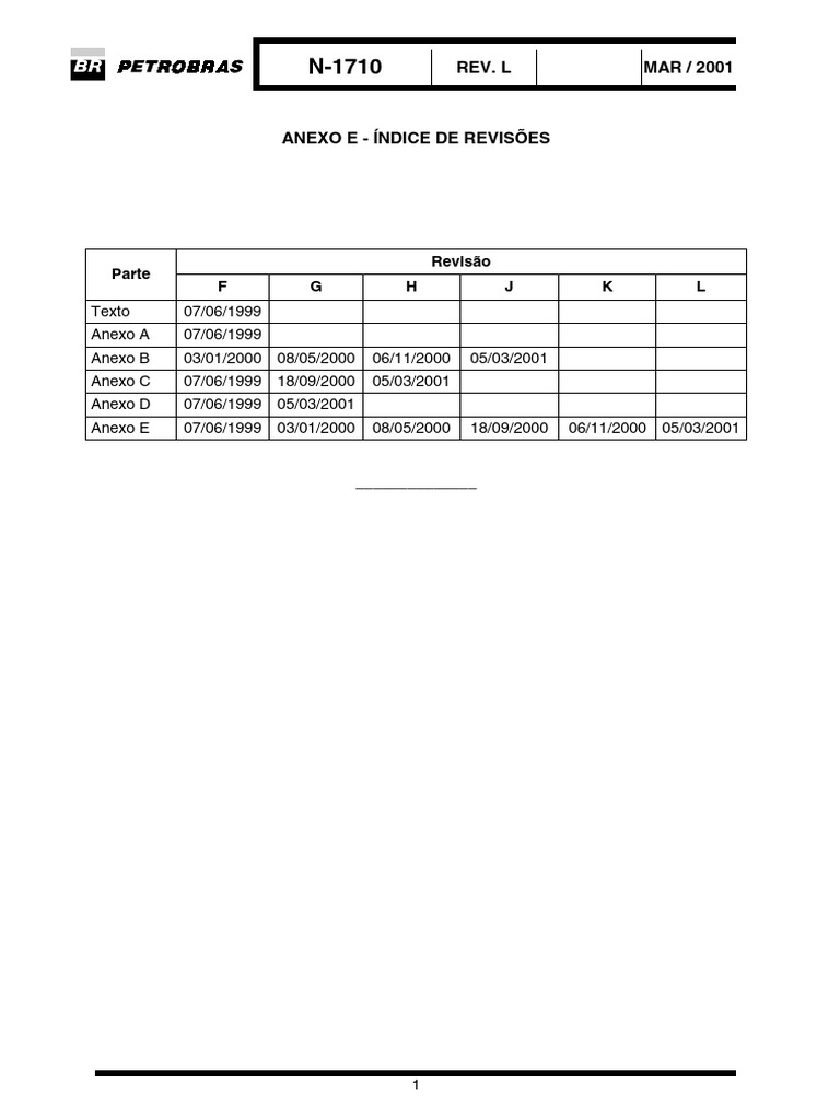 N-1710 Anexo E | PDF