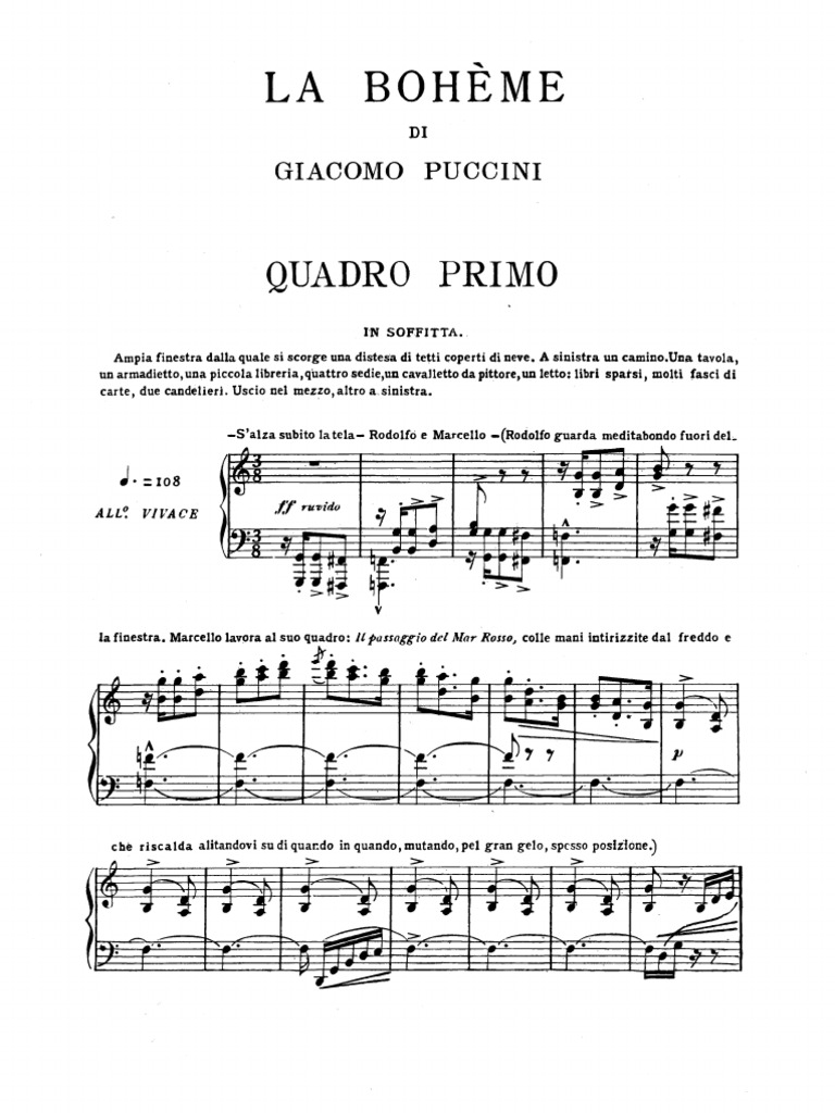 La boheme リコルディ 楽譜 プッチーニ 歌劇 ラ・ボエーム 歌 ピアノ 輸入楽譜 Puccini LA BOH ME Canto e pianoforte リコルディ Ricordi 洋書 - メルカリ