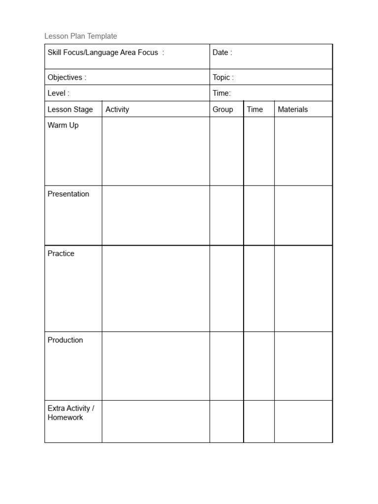 Lesson+Plan+Template+ | PDF