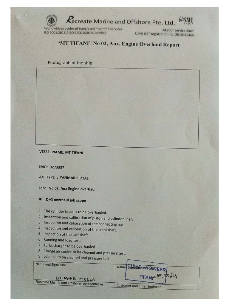 Ship Report2 | PDF