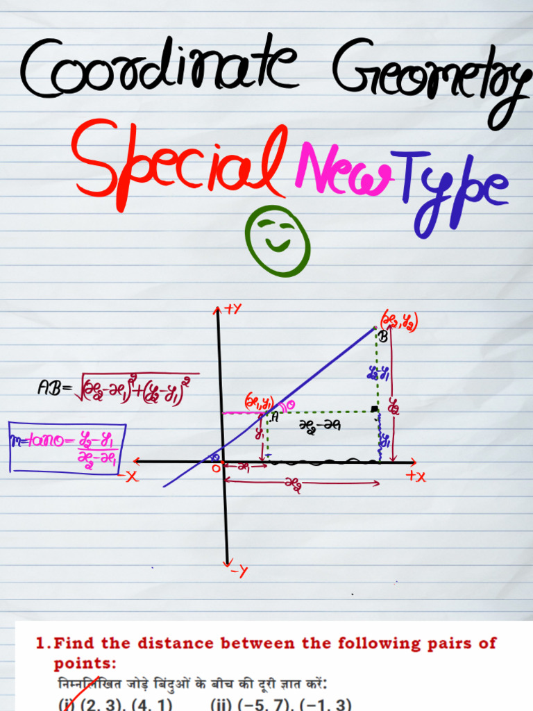Coordinate Geometry Special New Type | PDF