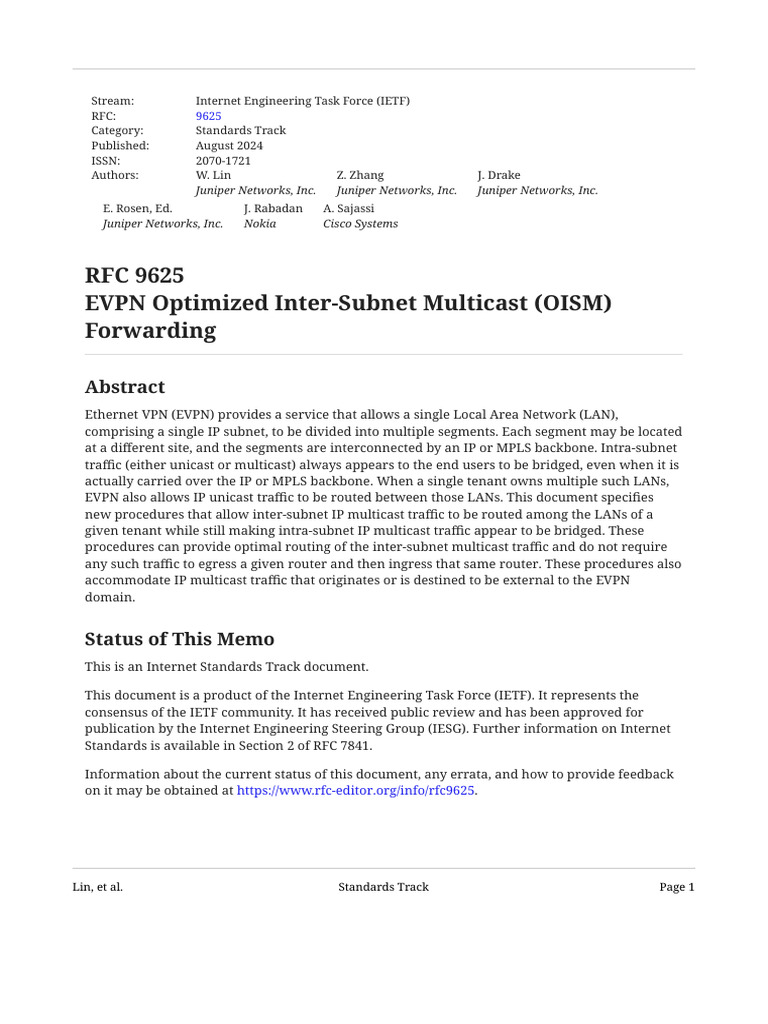RFC 9625 | PDF