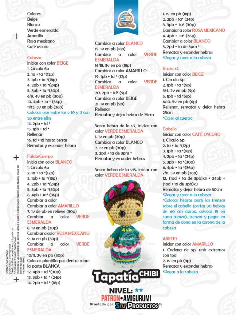 Tapatia Chibi Impreso | PDF