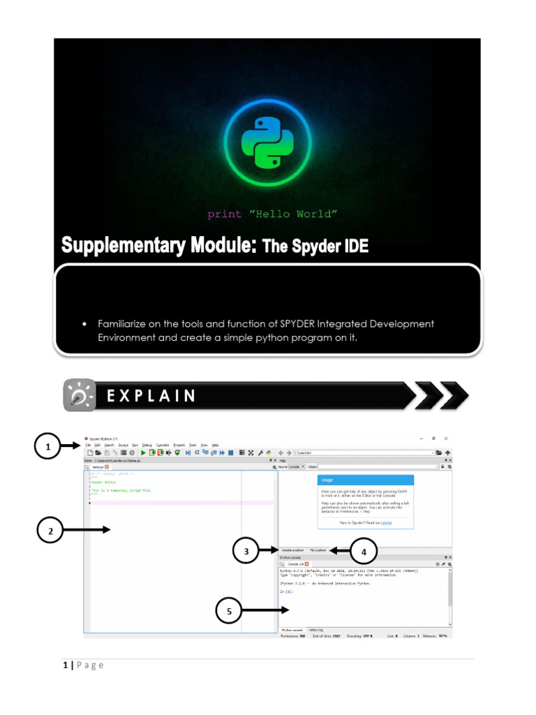 Prog 1 Supplmentary Module | PDF
