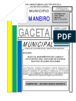 Gaceta310 Para Manual de Cargos