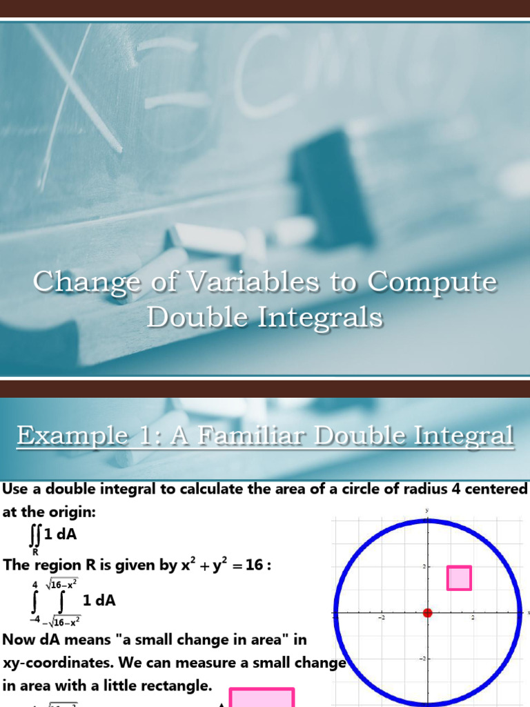 Lesson9 Transforming2DIntegrals Notes | PDF