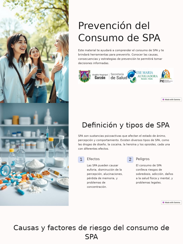 Prevencion Del Consumo De Spa Pdf