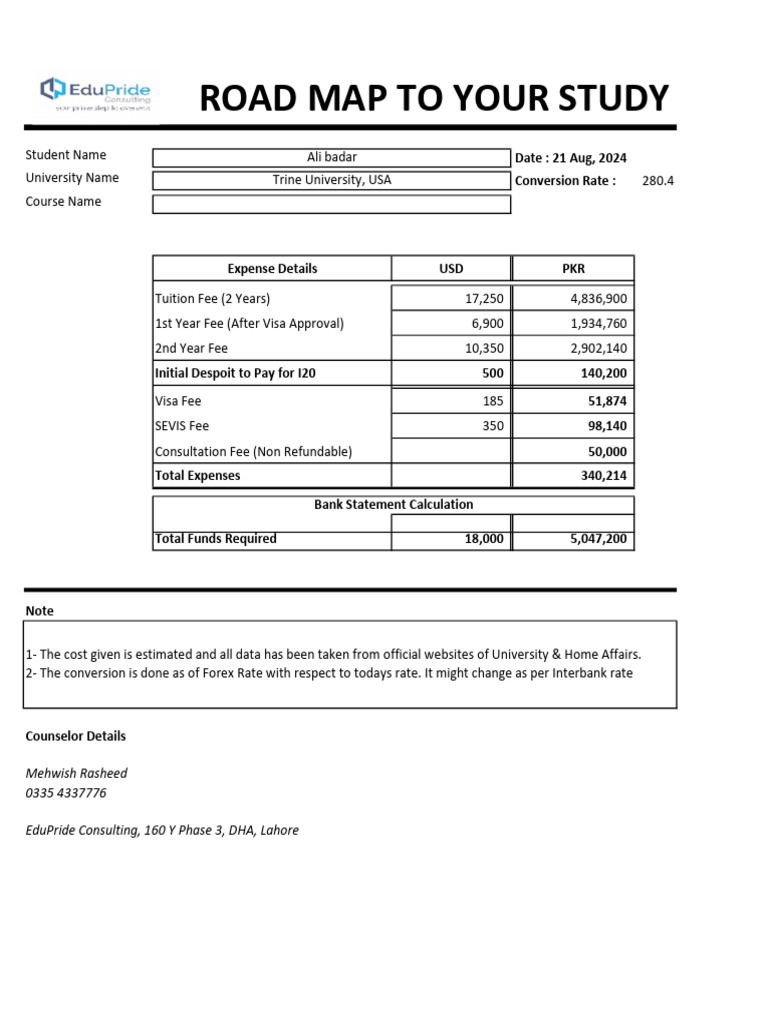 Ali Badar Roadmap Pdf