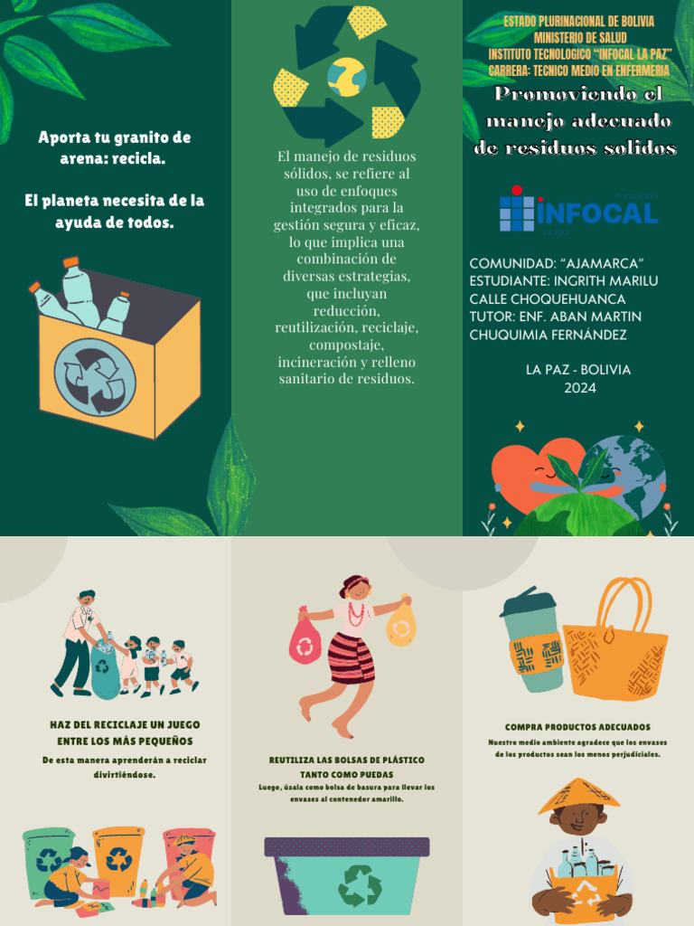 TRIPTICO RECICLAJE 3 | PDF