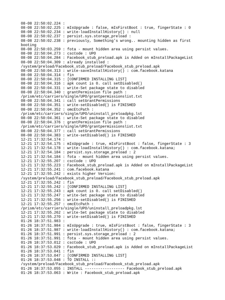 Preload Installer | PDF