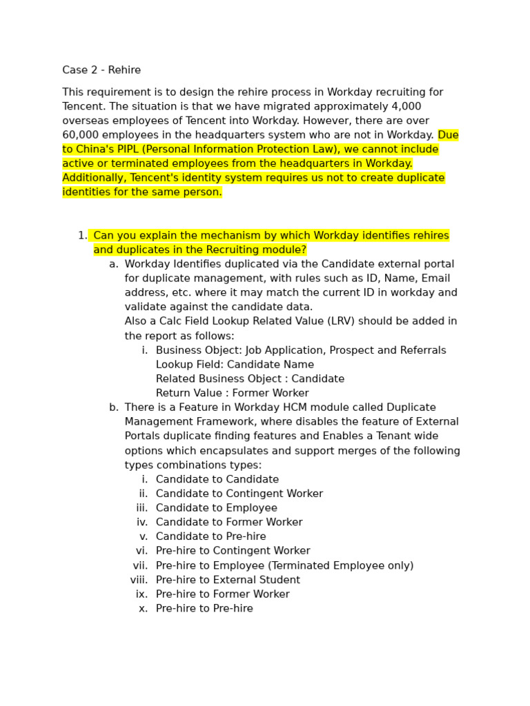 TMK - Case Scenario | PDF