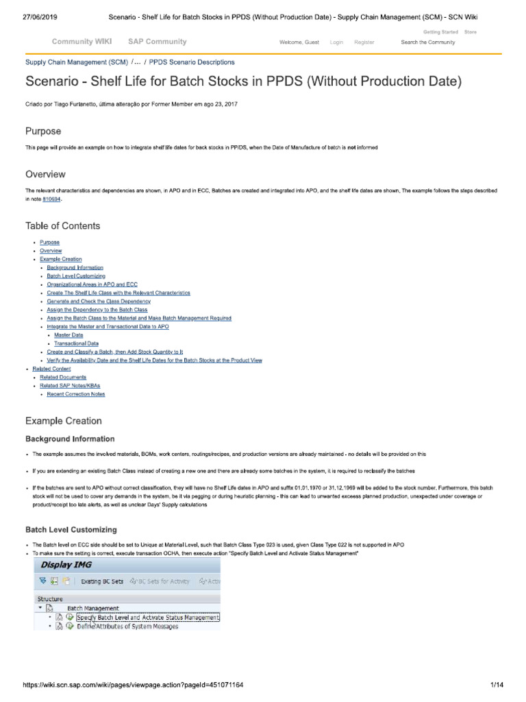 PPDS Batch Shelf Life Without ProdDate | PDF