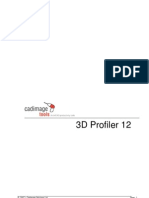 3D Profiler 12: © 2007 - Cadimage Solutions LTD