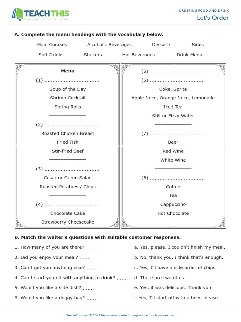 Lets Order | PDF
