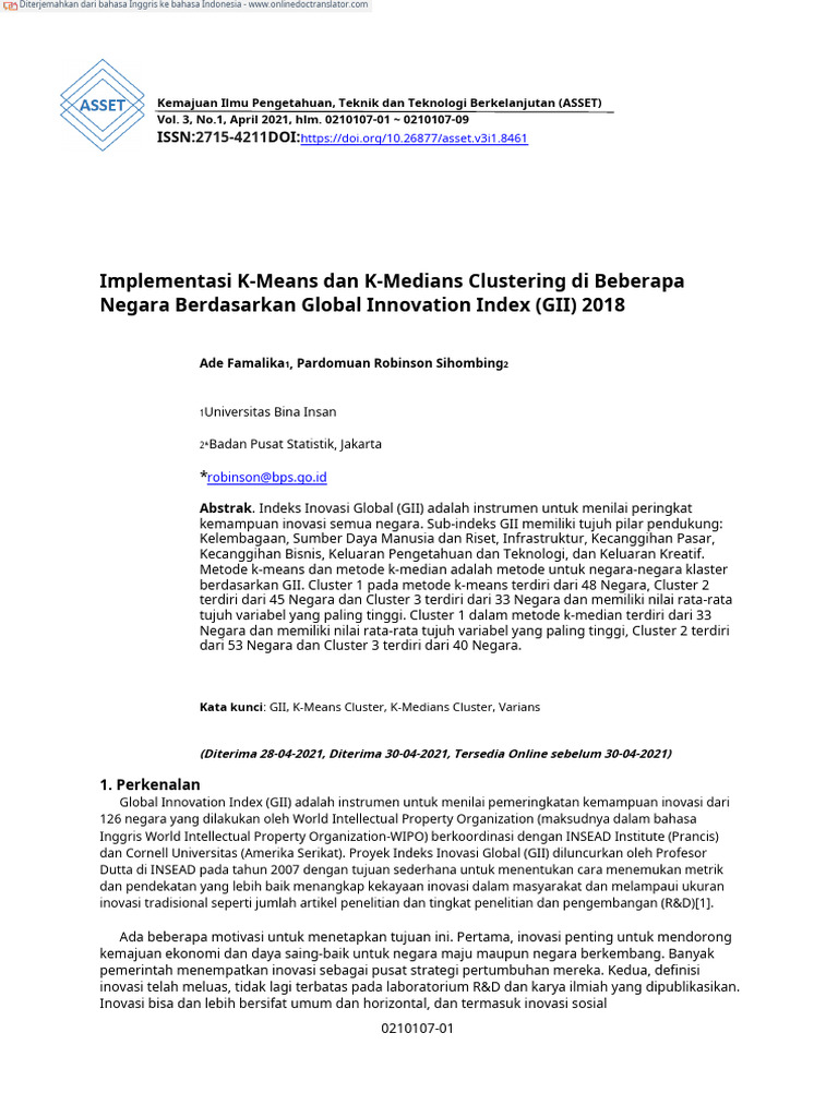 Implementation of KMeans and KMedians Clustering in Several Countries