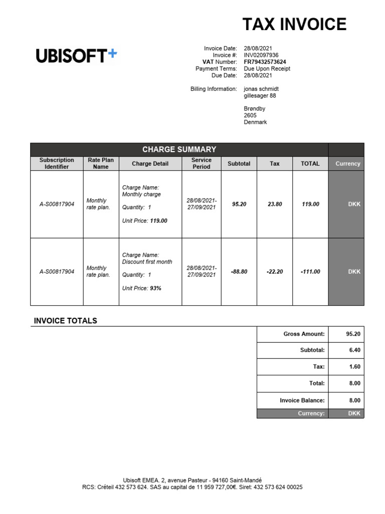 Invoice | PDF